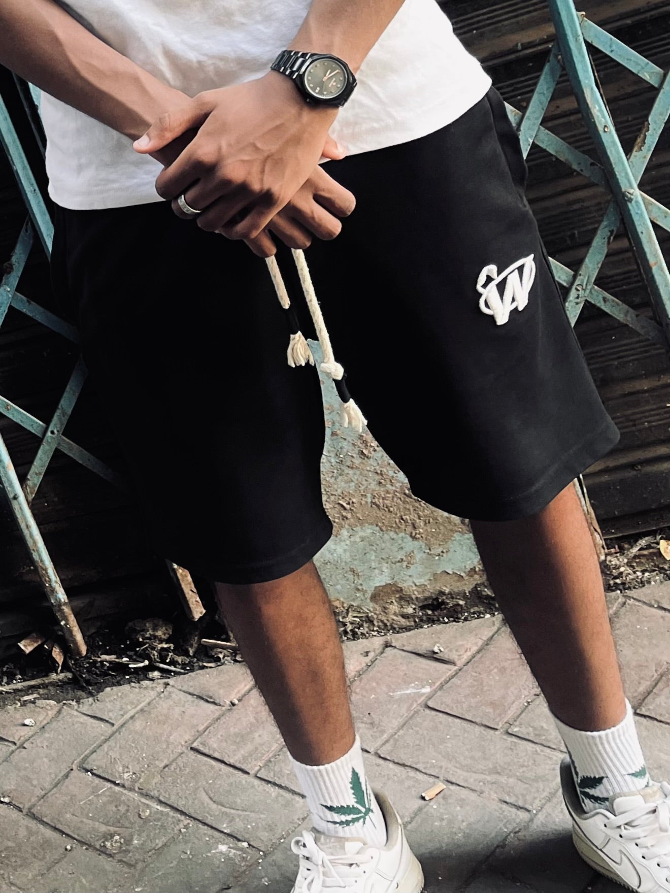 OG Logo Baggy Shorts [BLACK] - WYN