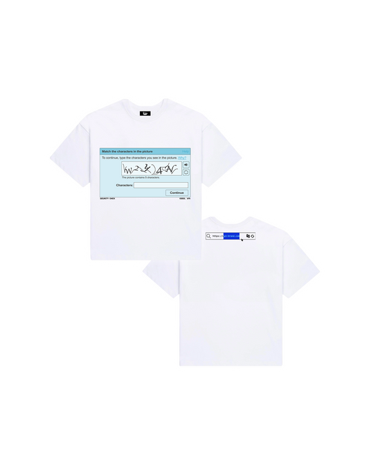 CAPTCHA Tee [WHITE]