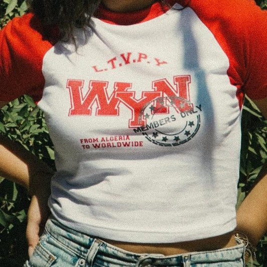 L.T.V.P.Y Crop top [RED] - WYN