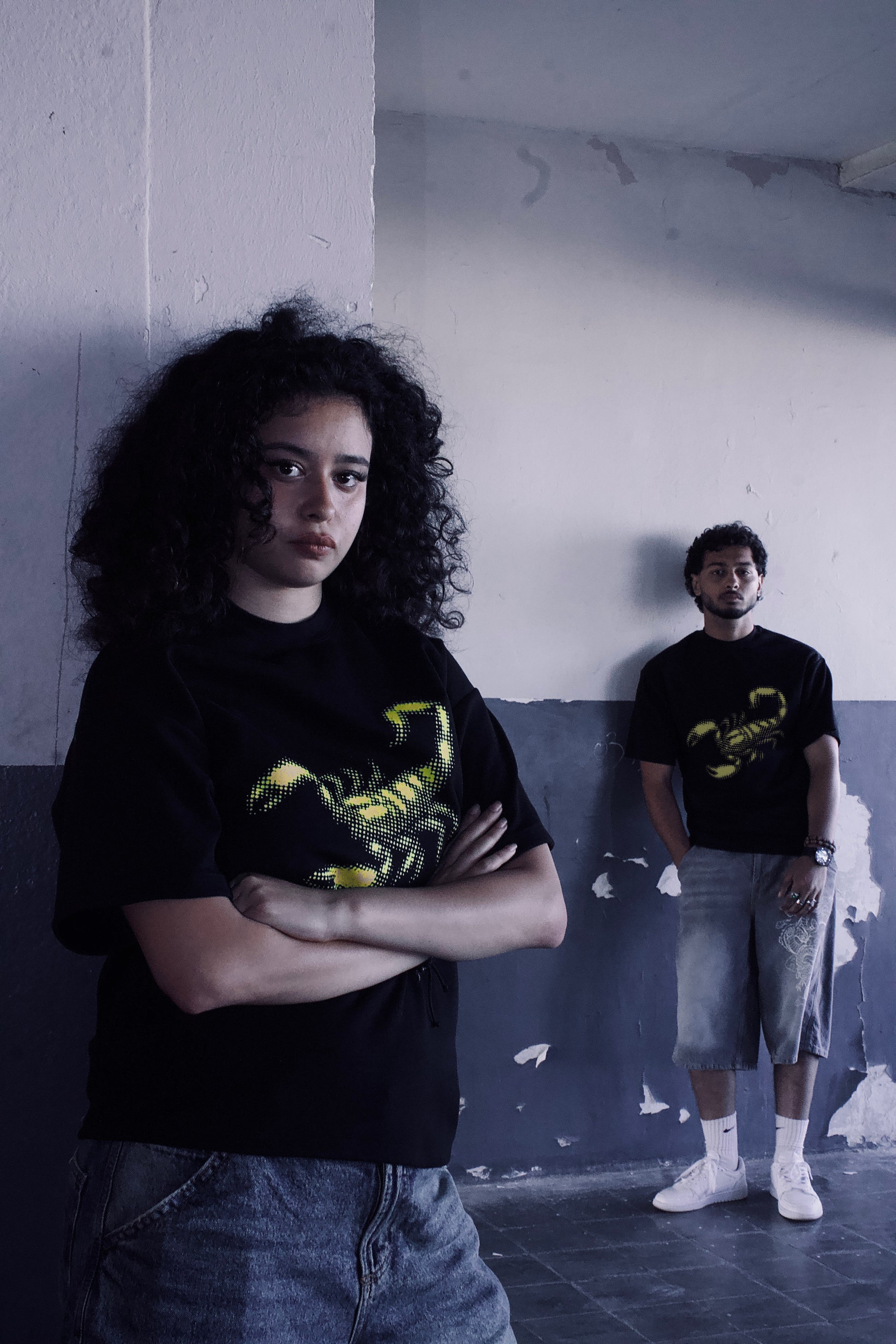 Halftone Scorpion Tee [BLACK] - WYN