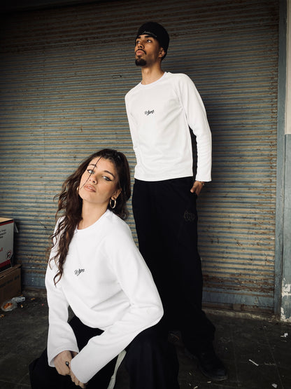 Vision Never Folds Waffle Longsleeve [WHITE]