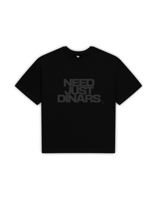 Need just dinars Tee [BLACK]