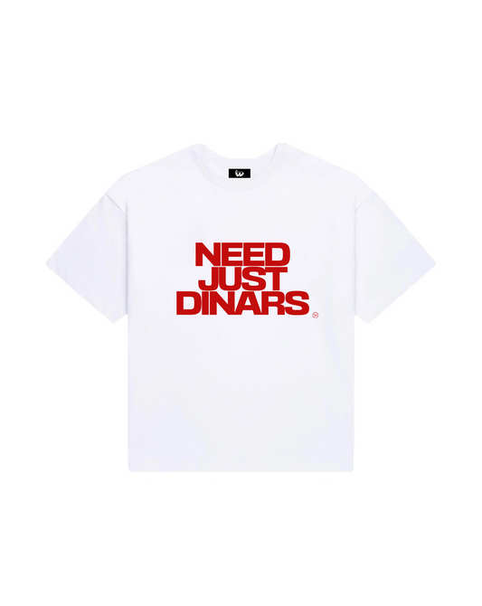 Need just dinars Tee [RED]