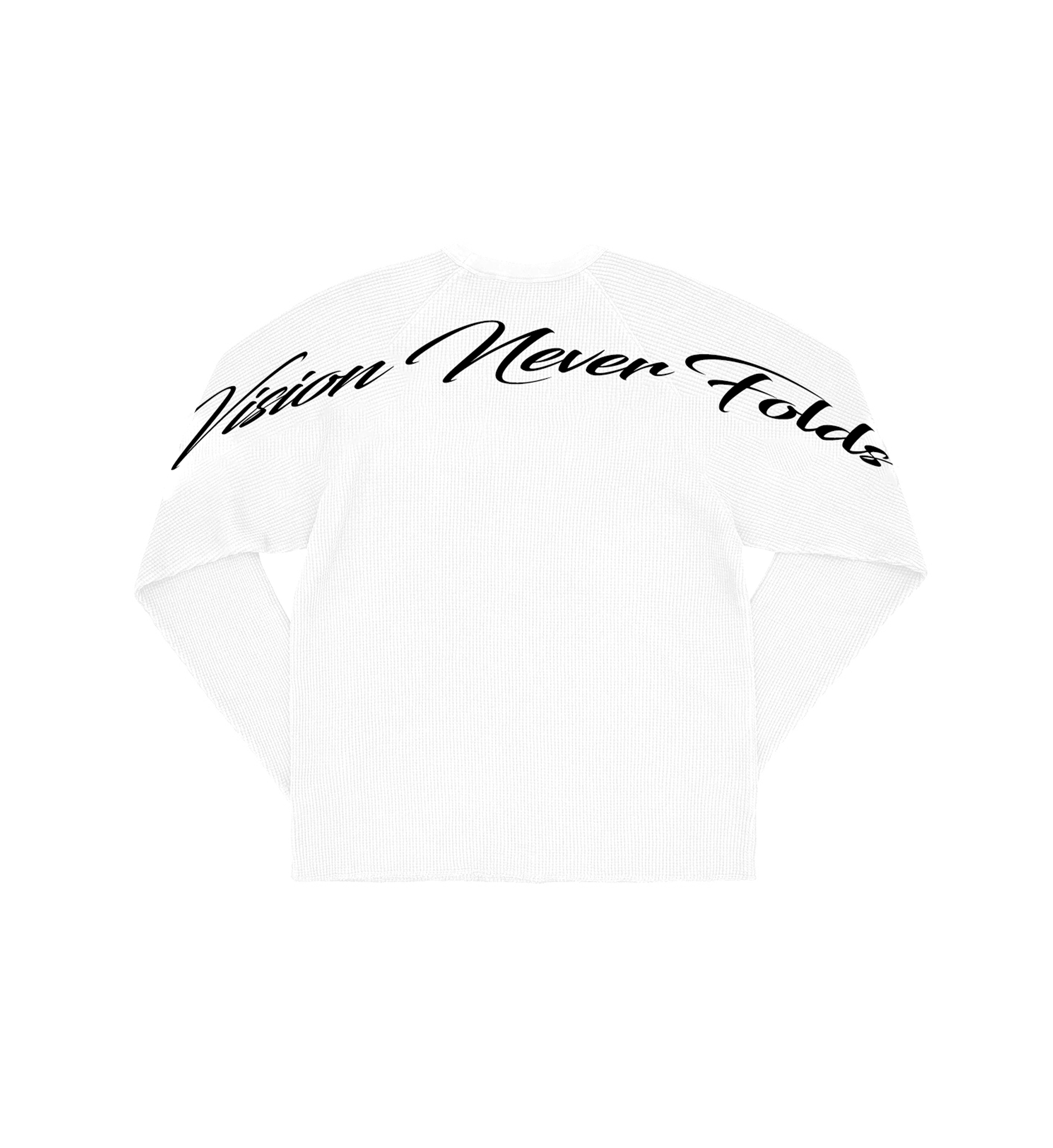 Vision Never Folds Waffle Longsleeve [WHITE] - WYN
