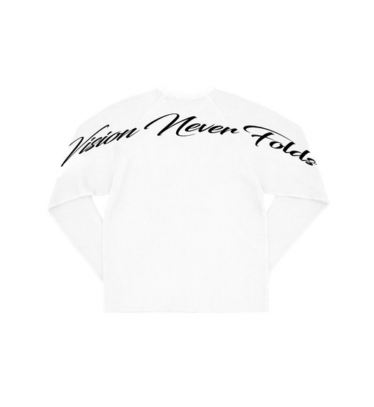 Vision Never Folds Waffle Longsleeve [WHITE] - WYN