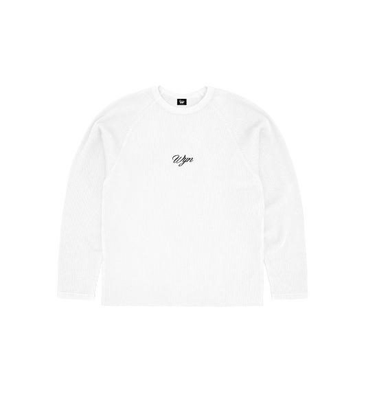 Vision Never Folds Waffle Longsleeve [WHITE] - WYN