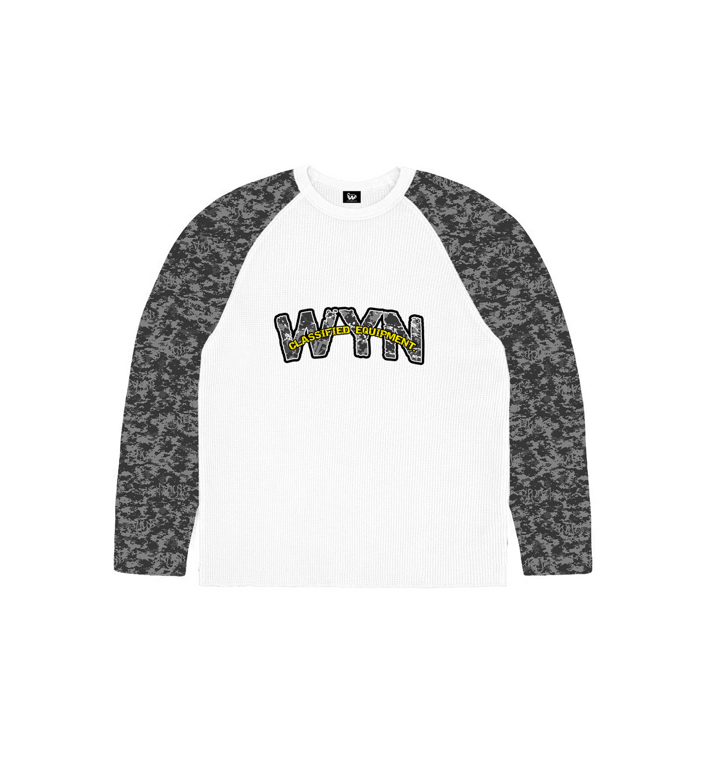 Camo Waffle Longsleeve [GREY/BLACK] - WYN