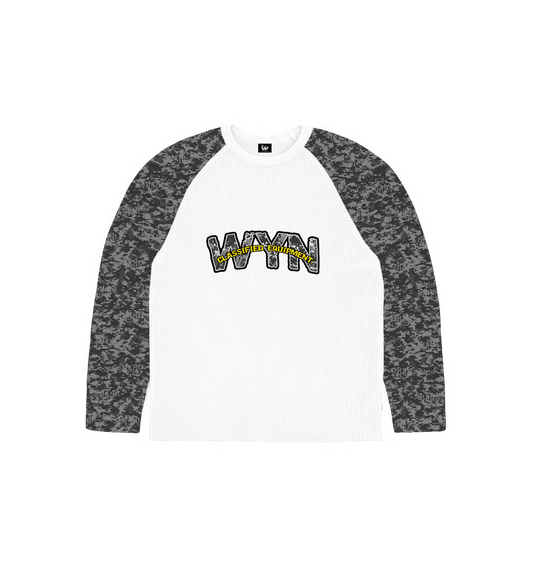 Camo Waffle Longsleeve [GREY/BLACK] - WYN